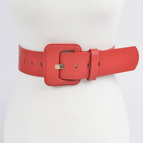 Retro Heart Stretch Belt: Rainbow