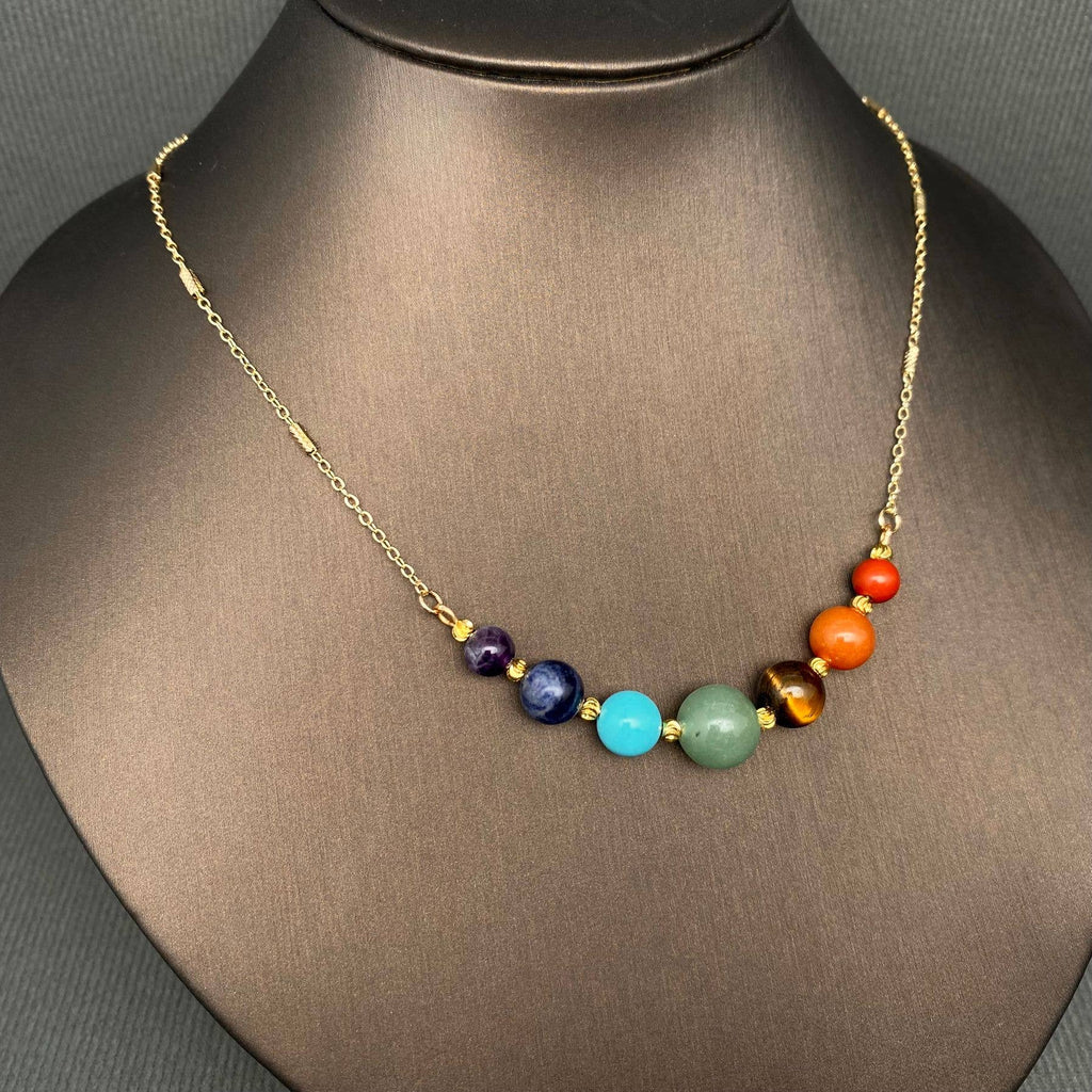 Stone Planets Chakra Necklace