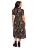 Books and Cats Midi Dress