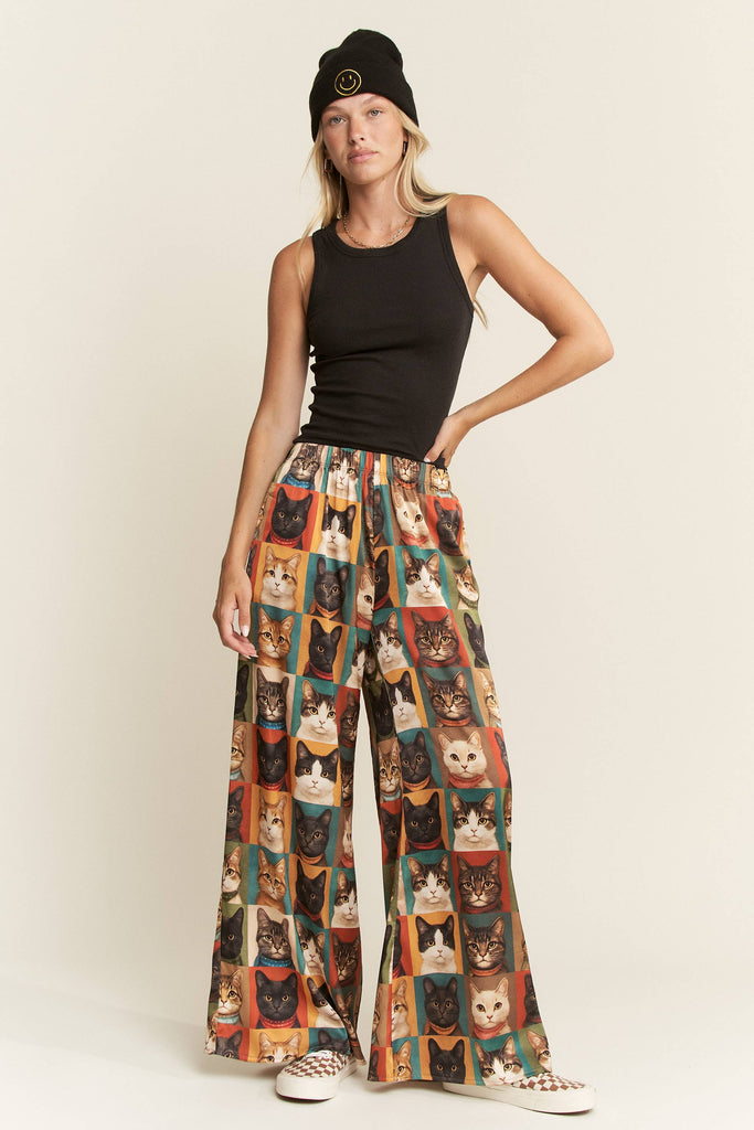 Cat Portrait Pants