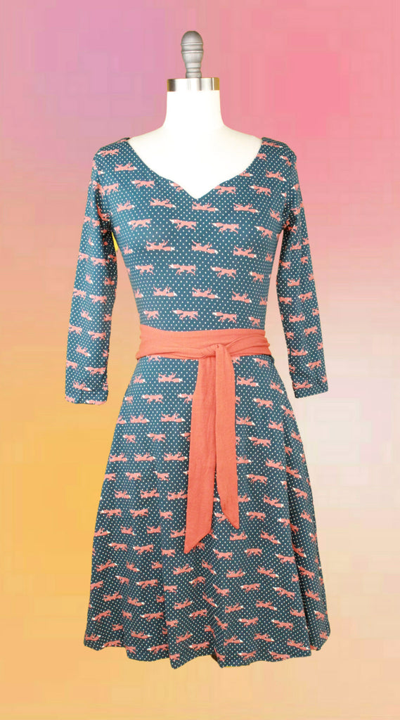Falling For Foxes Dress