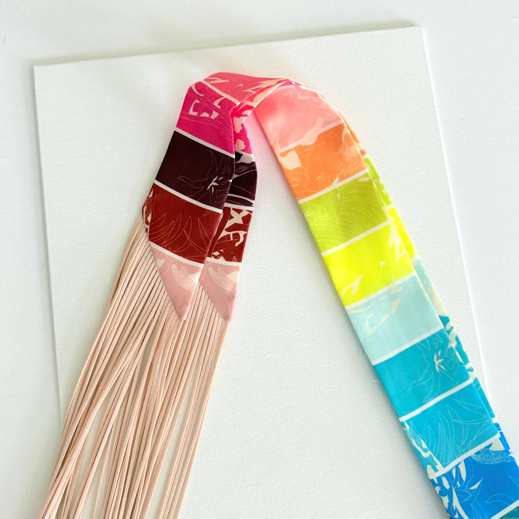 Fringe Twilly Scarf: Colour Swatches