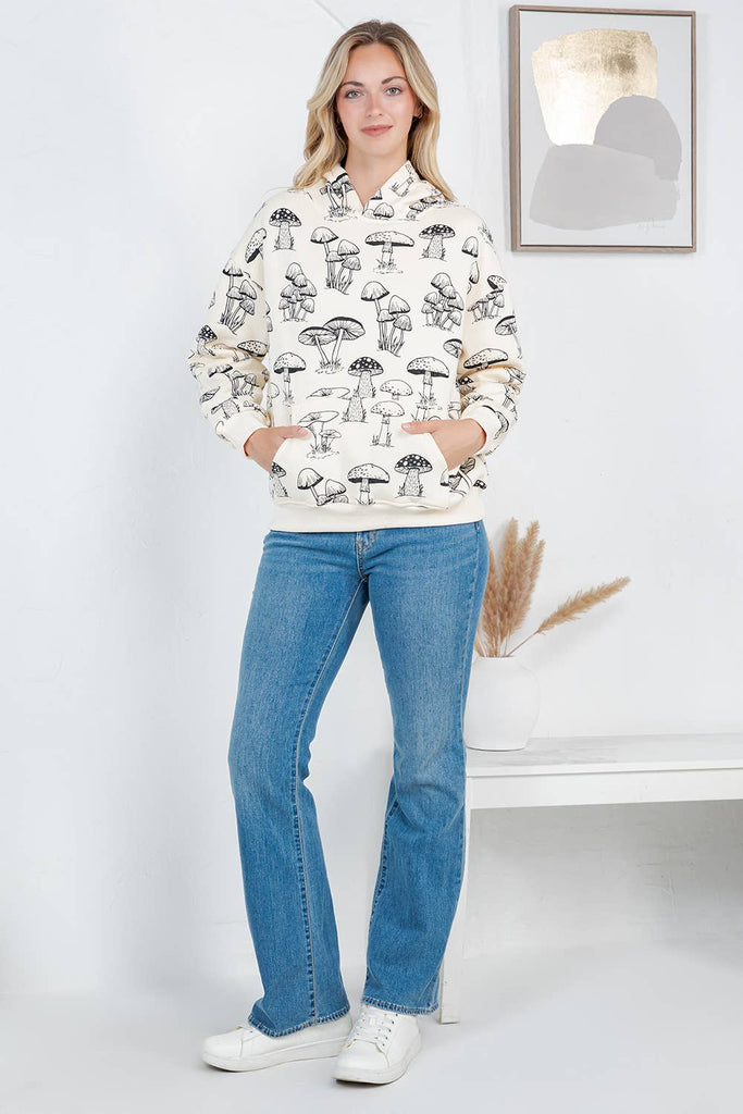 Mushroom For You In My Heart Hoodie