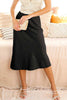 Silky Jacquard Bias Cut Slip Skirt