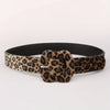 Faux Fur Leopard Belt