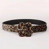 Faux Fur Leopard Belt
