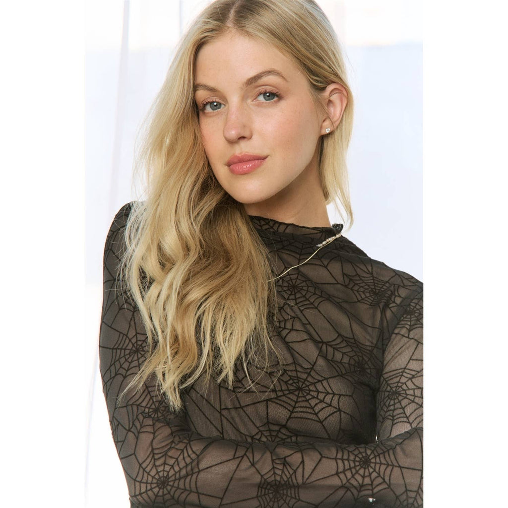 Spider Mesh Sheep Layering Top
