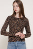 Leopard Print Long Sleeve Cardigan