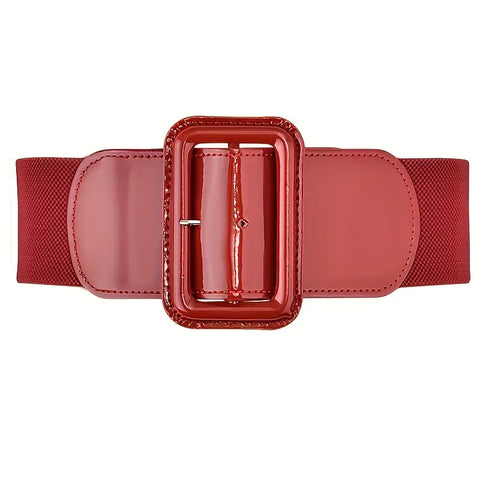 Double Heart Elastic Belt: Blue