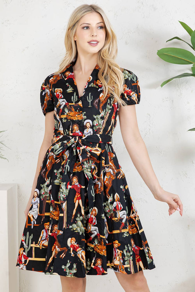 Cowgirl Cuties Cotton Dress