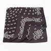 Black Silky Western Bandana
