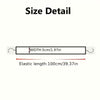 Adjustable Rhinestone Clasp Stretch Belts