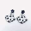 Flower Power Ghost Earrings