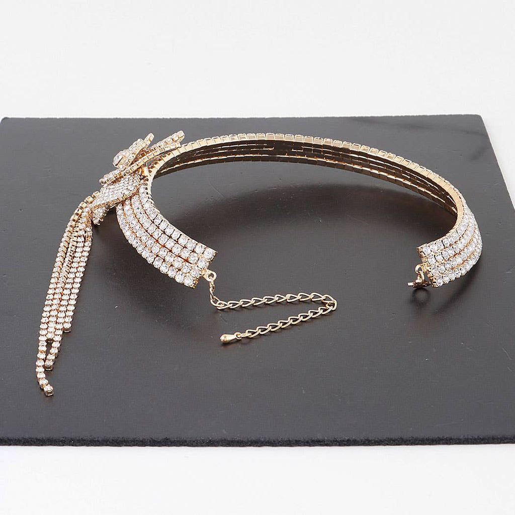 Flapper Glam Blossom Choker