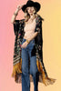 Floral Fringe Kimono