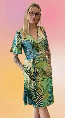Grand Palm Shirt Dress