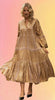 Gilded Goddess Flowy Dress