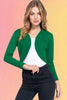 Scallop Edge Bolero: Green