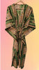 Leopard Cotton Caftan: Green