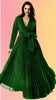 Emerald Gitter Maxi Dress