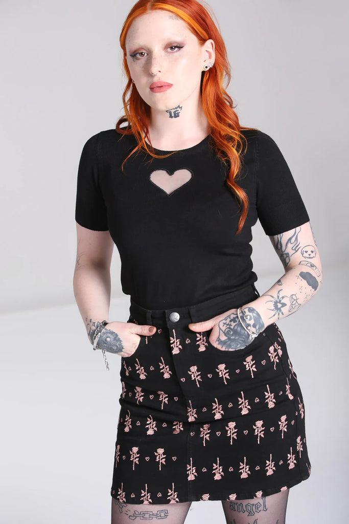 The Lover Embroidered Skirt