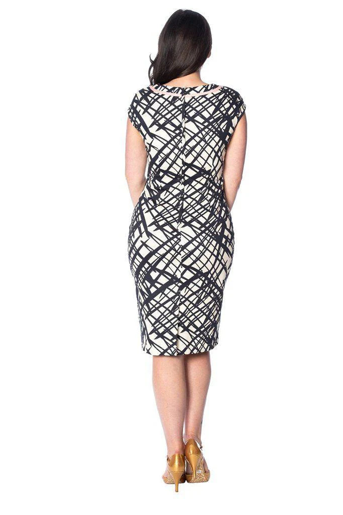 Hand Sketch Wiggle Dress