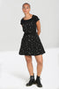 Bat Pinafore Denim Dress