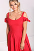 Red And Waiting Dress