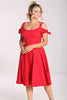 Red And Waiting Dress
