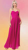 Hot Pink Pleated Jumpsuit