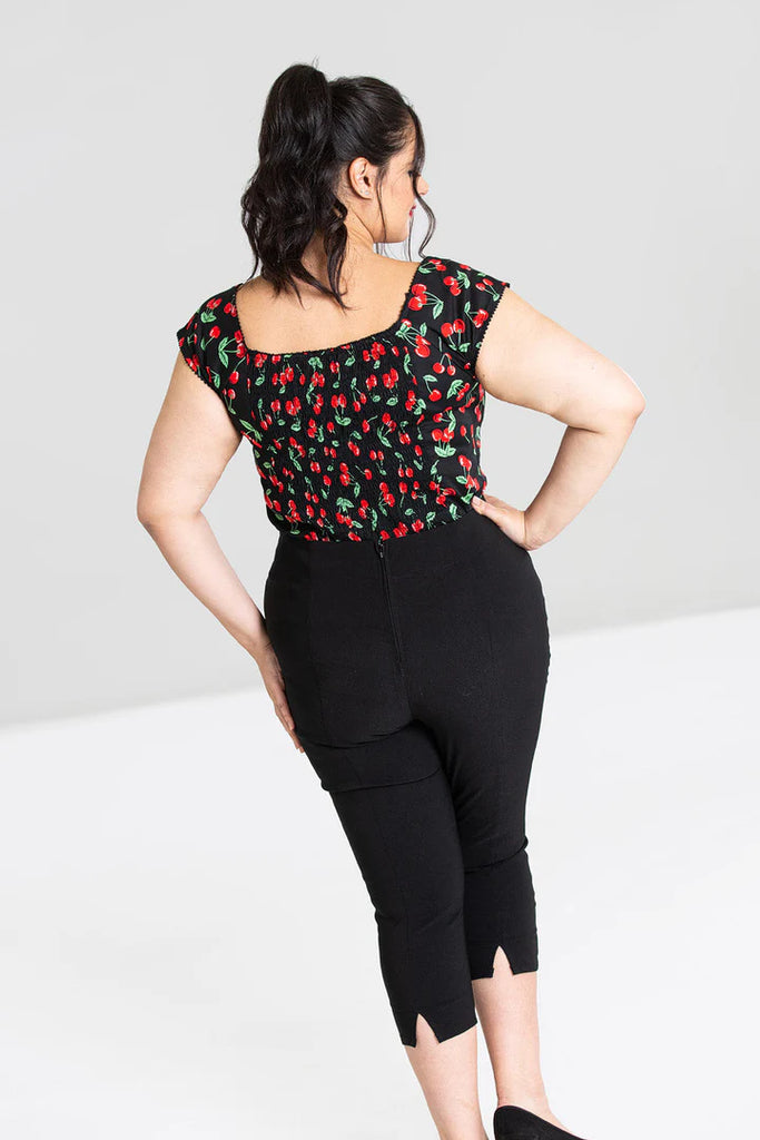 Classic H-Waisted Capri Pants