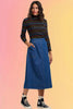 Joanna Denim Midi Skirt