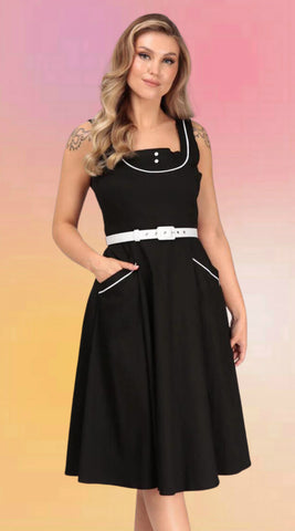 Black Fit & Flare Classic Dress
