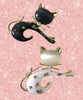 Stretching Kitties Brooch
