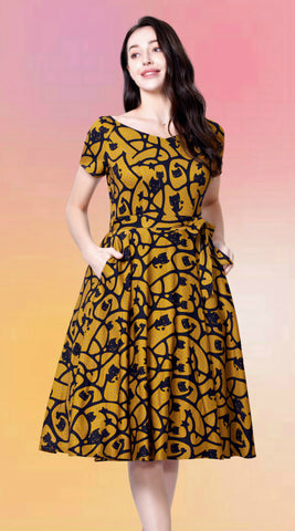Fuchsia Abbey Maxi Dress