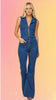 Kris Munroe Denim Jumpsuit