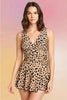 Leopard Skirted Swimsuit