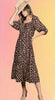 Leopard Tiered Midi Dress