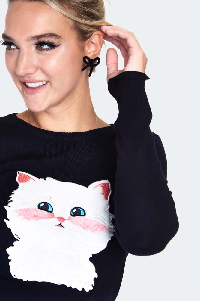 Blushing Kitty Sweater