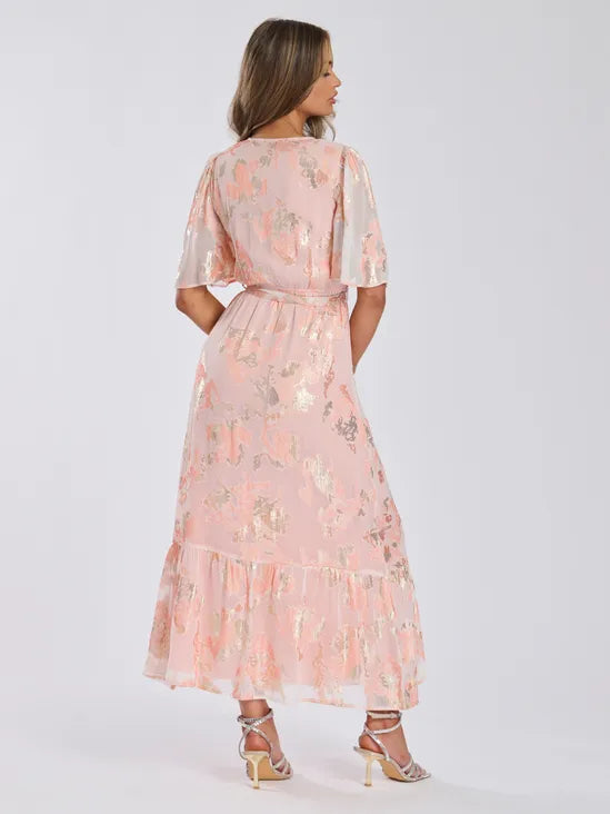 Rose Quartz Metallic Maxi
