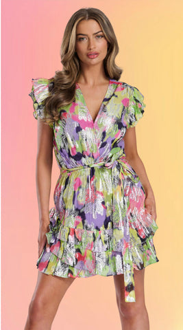 A New Leaf Ruffle Maxi Dress