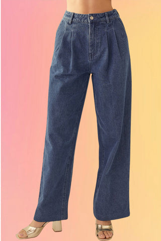 Wide Leg High Waist Vintage Jeans