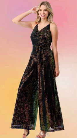Emerald Glitter Maxi Dress