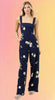 Navy Floral Jumpsuit