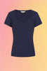 Sweetheart Tee: Navy