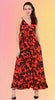 Coral Floral Flowy Jumpsuit