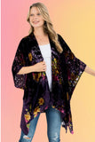 Purple Passion Velvet Kimono