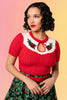 Poinsettia Holiday Sweater