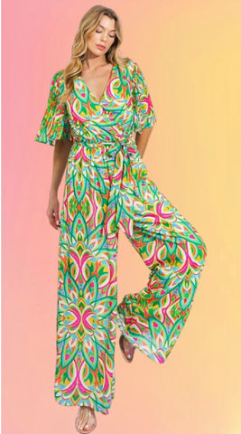 Torun Floral Wide Leg Jumpsuit