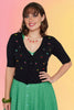 Rainbow Embroidered Cherries Cardigan